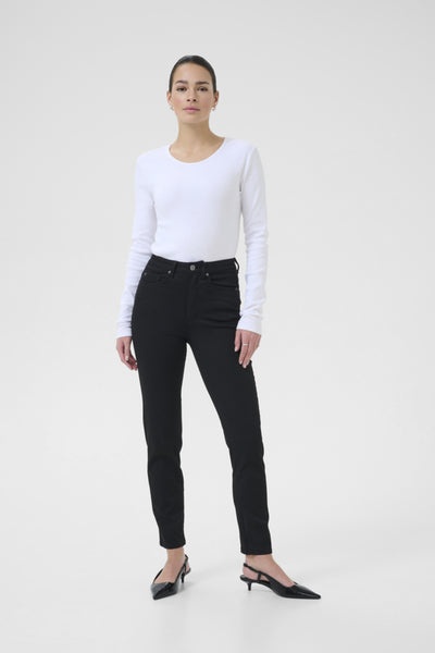 JEANS KAFFE "WILLOW" BLACK DEEP