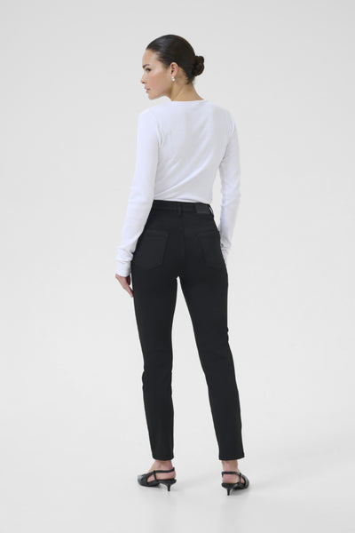 JEANS KAFFE "WILLOW" BLACK DEEP