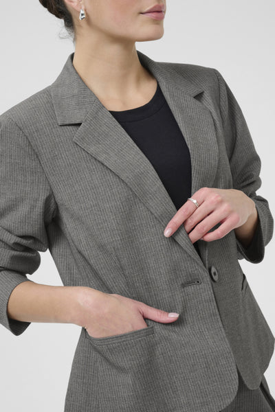 BLAZER KAFFE "ELLIE" GREY MELANGE