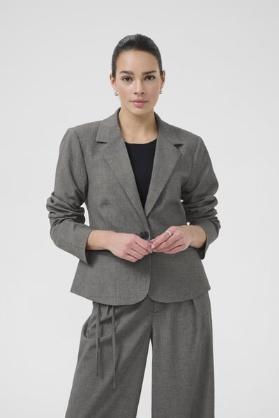BLAZER KAFFE "ELLIE" GREY MELANGE