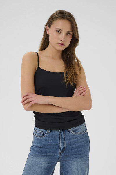CAMISOLE KAFFE "ARINA" BLACK