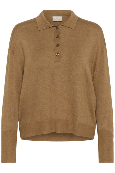 CHANDAIL KAFFE "LIZZA POLO" TOASTED COCONUT