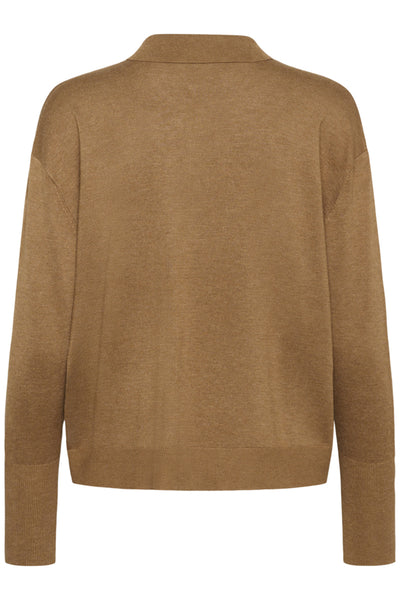 CHANDAIL KAFFE "LIZZA POLO" TOASTED COCONUT