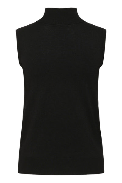 CAMISOLE KAFFE "LIZZA COL" BLACK DEEP