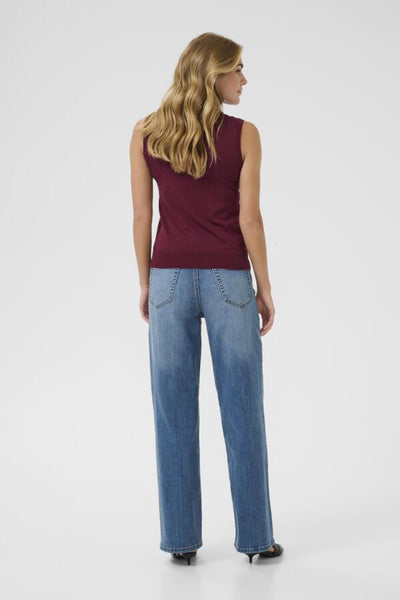 CAMISOLE KAFFE "LIZZA COL" WINDSOR WINE