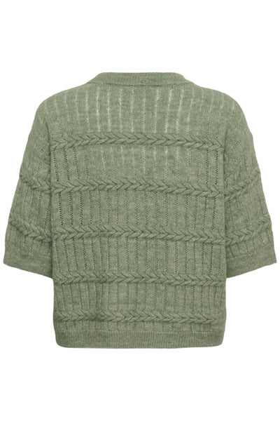 CHANDAIL KAFFE "MONIA PULLOVER" SEA SPRAY MELANGE