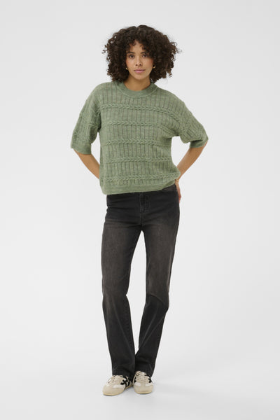 CHANDAIL KAFFE "MONIA PULLOVER" SEA SPRAY MELANGE