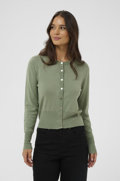 CARDIGAN KAFFE "LIZZA" SEA SPRAY