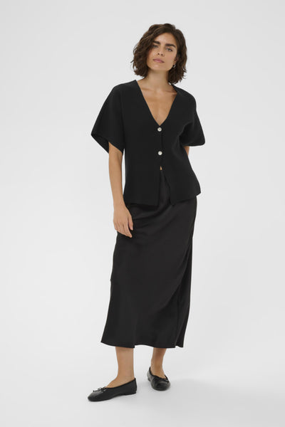 CARDIGAN KAFFE "JESSICA" BLACK DEEP