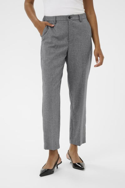 PANTALON  KAFFE "RAMONA CROP" GREY MELANGE