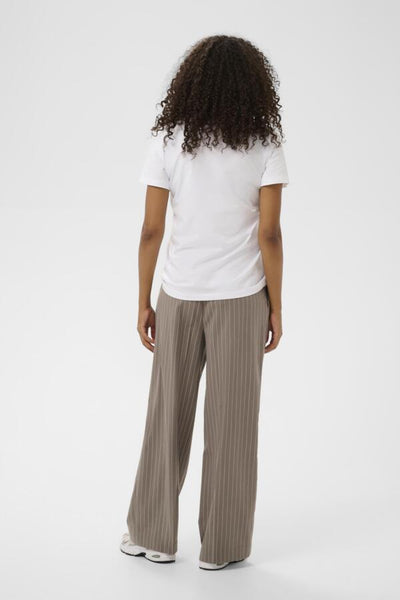 T-SHIRT KAFFE "JEAN" OPTICAL WHITE