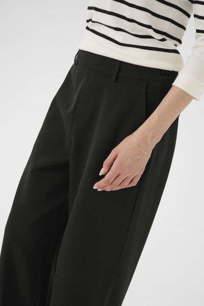 PANTALON KAFFE "VALLEY" BLACK DEEP