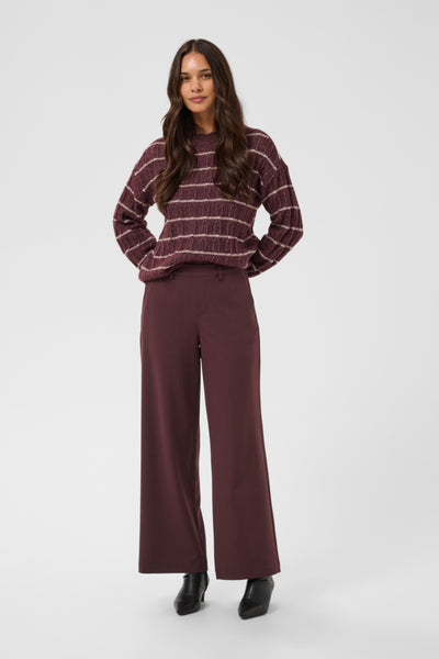 PANTALON KAFFE "VALLEY" FUDGE