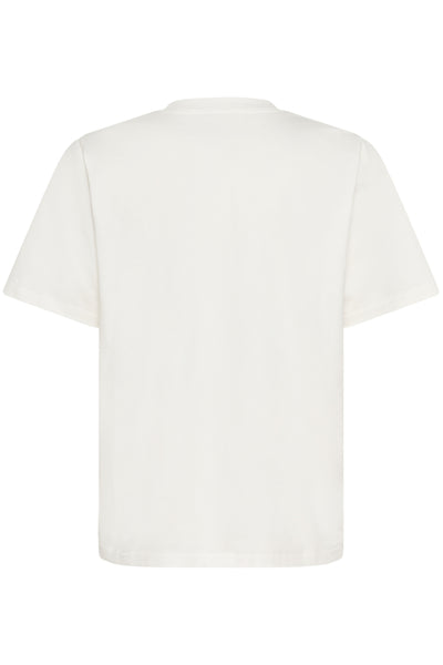 T-SHIRT KAFFE "HELLA" CHALK