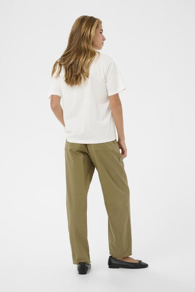 T-SHIRT KAFFE "HELLA" CHALK
