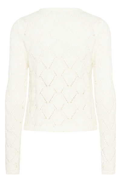 CARDIGAN KAFFE "LORINIA" CHALK