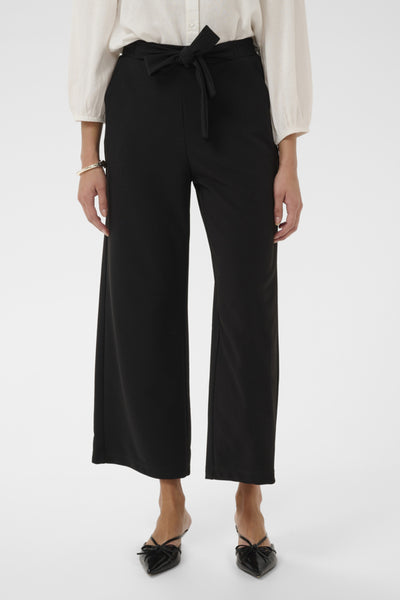 PANTALON KAFFE "PHOEBE CROP" BLACK DEEP