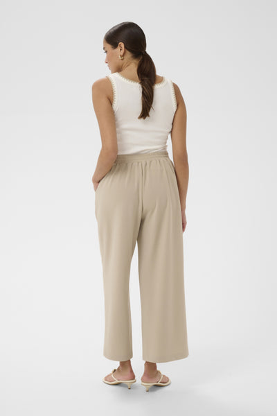 PANTALON KAFFE "PHOEBE CROP" FEATHER GRAY