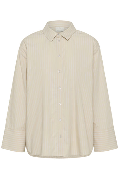 CHEMISE KAFFE "JOSIE" FEATHER GRAY STRI