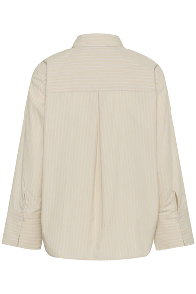CHEMISE KAFFE "JOSIE" FEATHER GRAY STRI