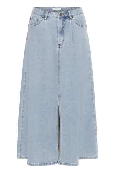 JUPE KAFFE "MINNA" LIGHT BLUE WASHE