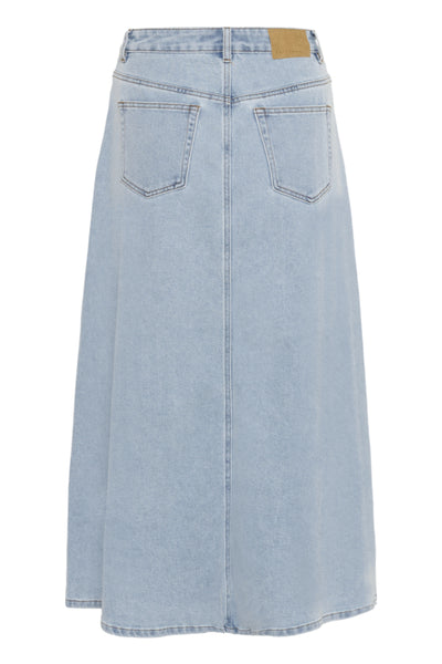 JUPE KAFFE "MINNA" LIGHT BLUE WASHE