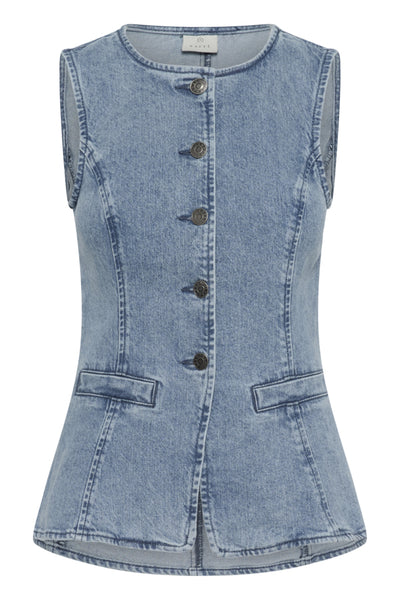 VESTE KAFFE "VALLIS" BLUE WASHED DENIM