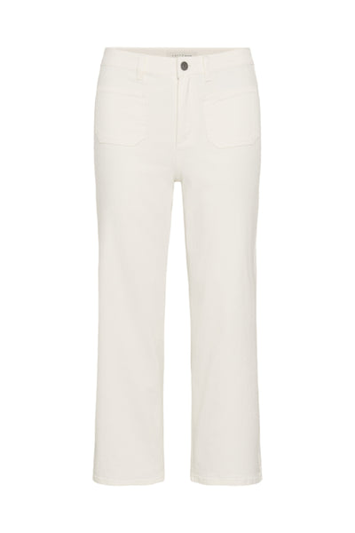 JEANS KAFFE "BROOK CROPPED" CHALK