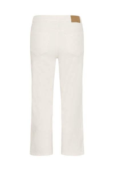 JEANS KAFFE "BROOK CROPPED" CHALK
