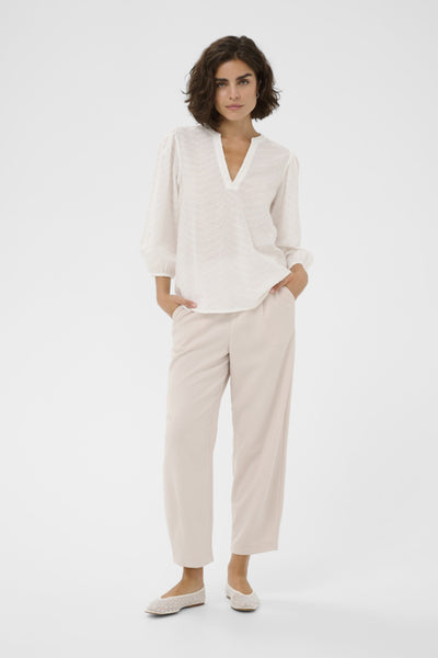 BLOUSE KAFFE "PENELOPE" CHALK