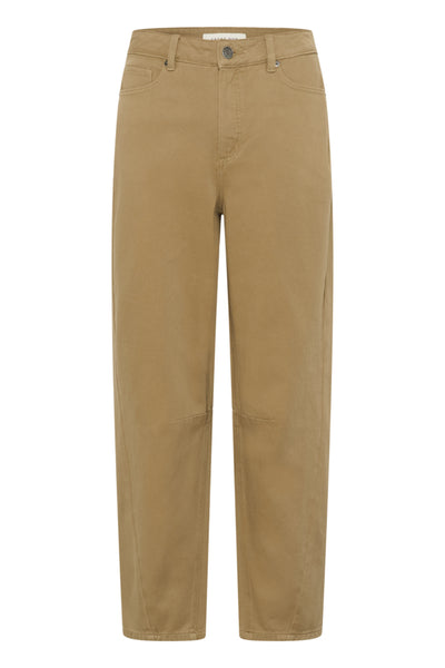 PANTALON KAFFE "BRYNN BARREL" WASHED PETRIFIED