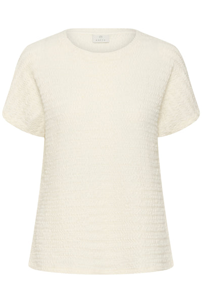 T-SHIRT KAFFE "FELICITY" CHALK