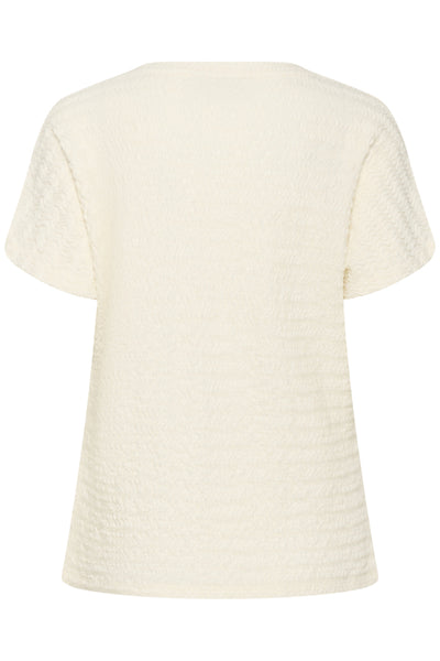 T-SHIRT KAFFE "FELICITY" CHALK