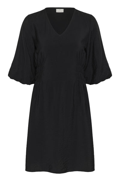 ROBE KAFFE "NEEMA" BLACK DEEP
