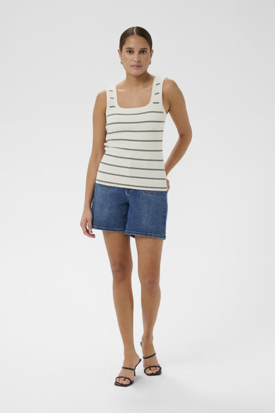 CAMISOLE KAFFE "MORITA" SILVER TURTLEDOVE