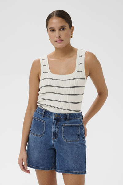 CAMISOLE KAFFE "MORITA" SILVER TURTLEDOVE