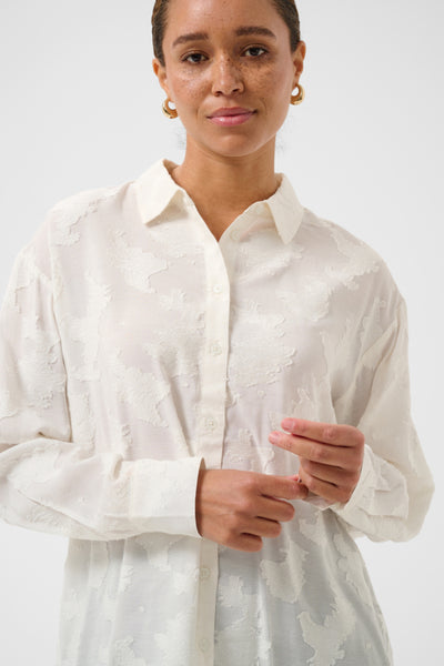 CHEMISE KAFFE "CASSIA" CHALK