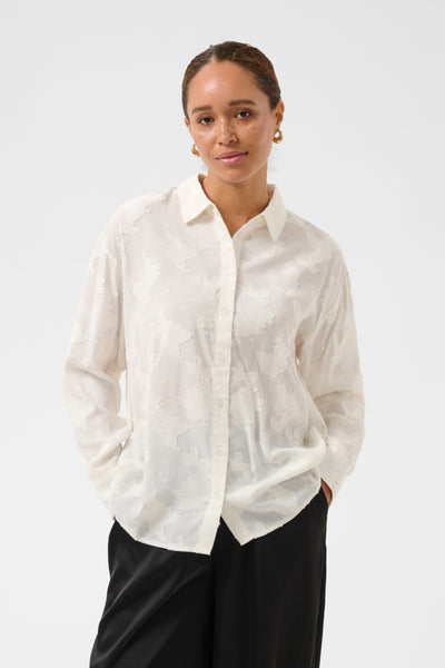 CHEMISE KAFFE "CASSIA" CHALK