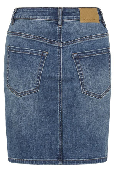 JUPE KAFFE "KARLA" MEDIUM BLUE DENIM