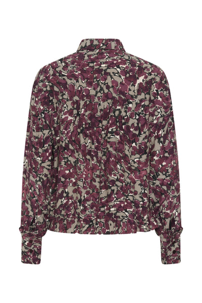 CHEMISE KAFFE "MEGHAN" FUDGE ABSTRACT ANIMAL