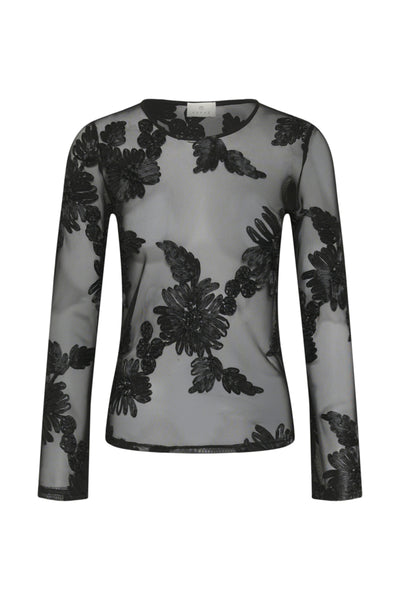 CHANDAIL KAFFE "JULIANNE" BLACK DEEP