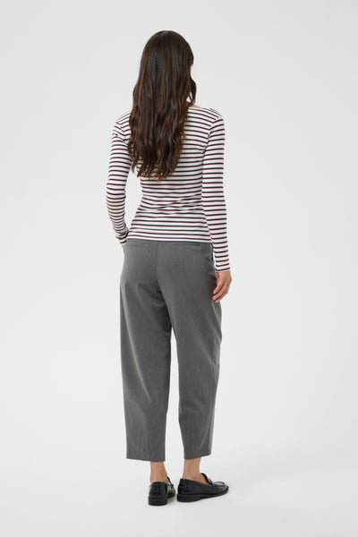 CHANDAIL KAFFE "LIDDY BOATNECK" CHALK & FUDGE