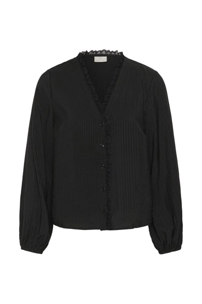 BLOUSE KAFFE "SOLLIE" BLACK DEEP