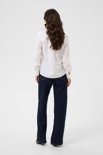 CHEMISE KAFFE "GEORGIA" OPTICAL WHITE