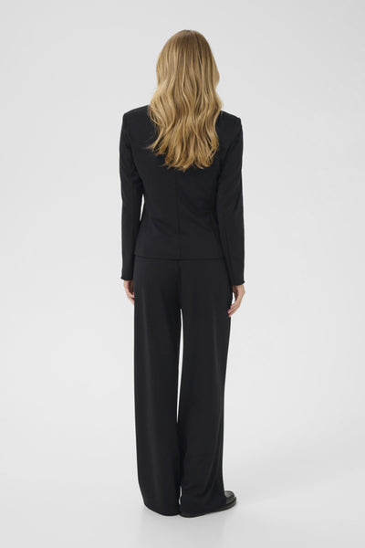 VESTON CREAM "ANETT BLAZER" PITCH BLACK