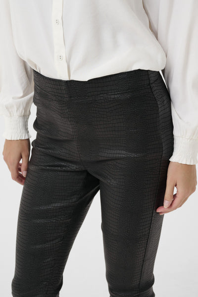 LEGGING CREAM "TABEA" PITCH BLACK