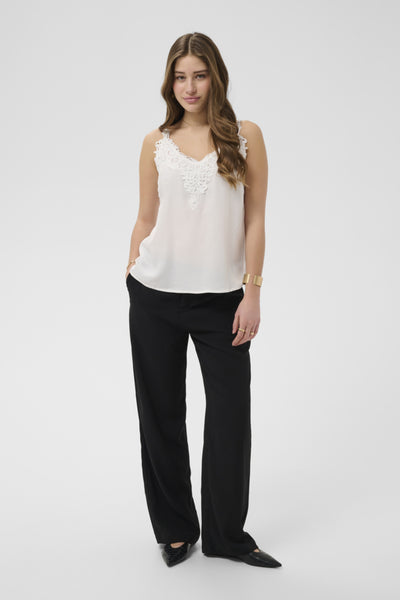 CAMISOLE CREAM "ANNA" SNOW WHITE