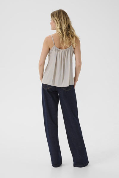 CAMISOLE CREAM "ANNA" COBBLESTONE