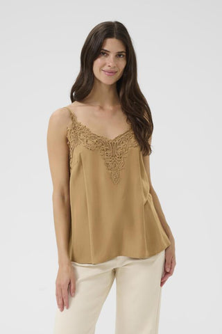 CAMISOLE CREAM "ANNA" COCOA CRÈME