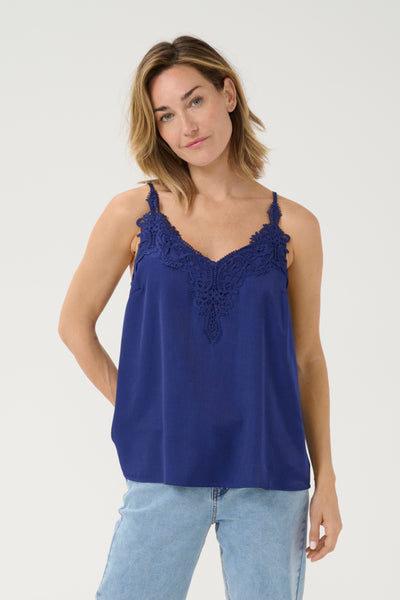 CAMISOLE CREAM "ANNA" OCEAN CAVERN